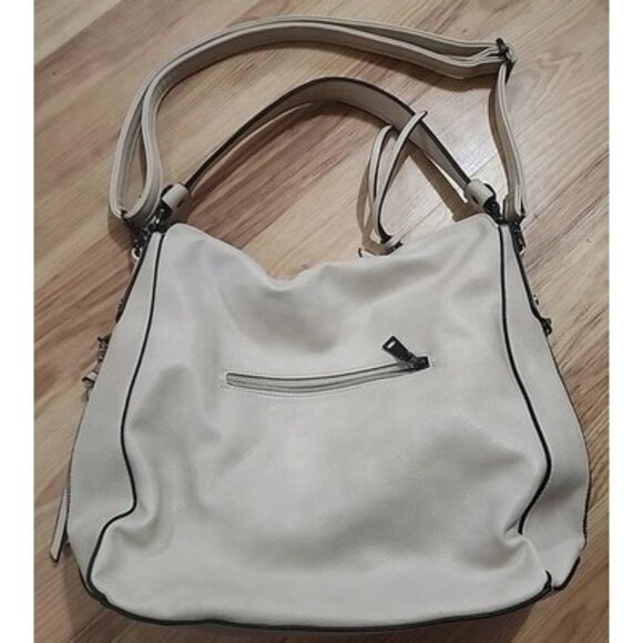 Realer Cream Designer Hobo Bag Concealed Carry Purse Shoulder Bag Crossbody Tote - Picture 5 of 16